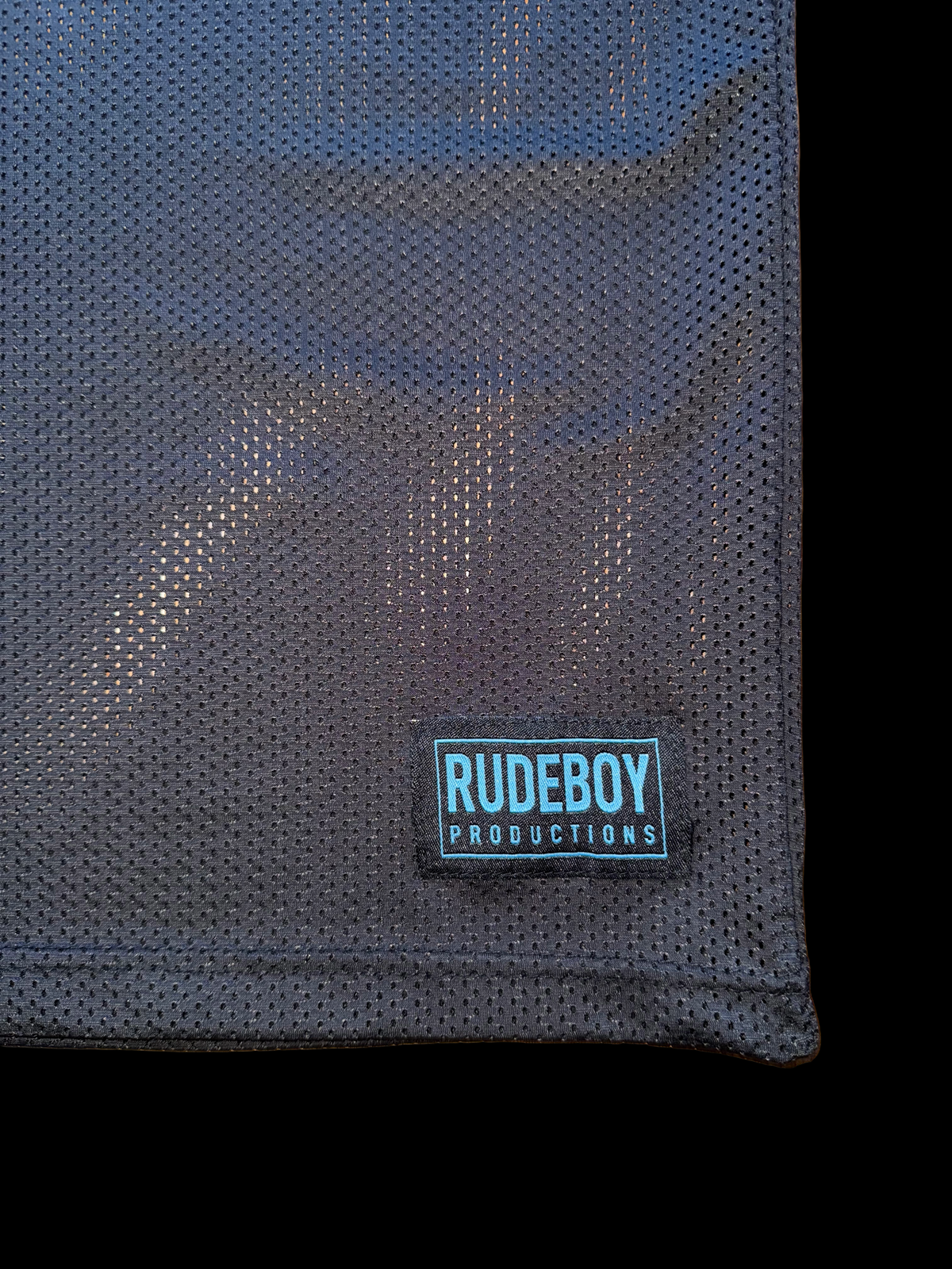 Rudeboy Productions Cropped Football Jersey - Blue Foundation