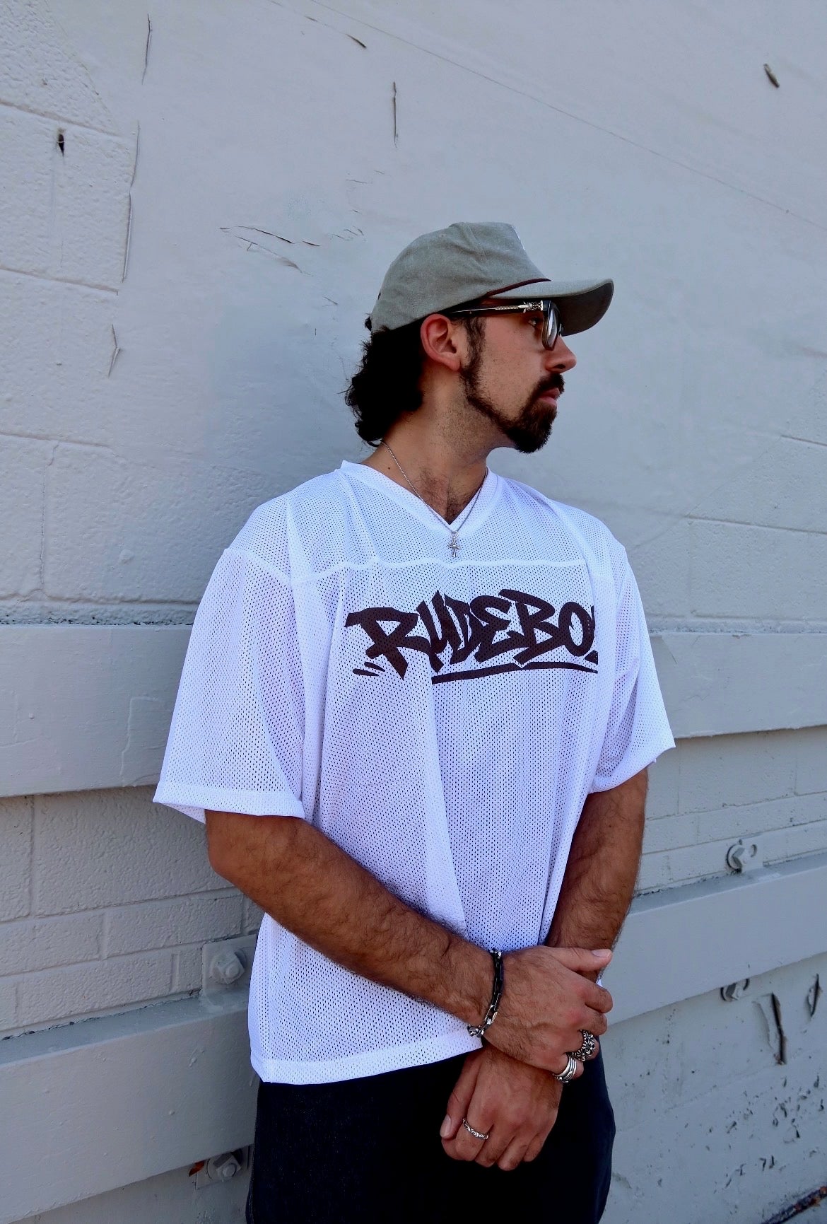 Rudeboy Productions Cropped Football Jersey - Coffee Break